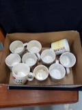 Box Lot- Assorted Ceramic Mugs