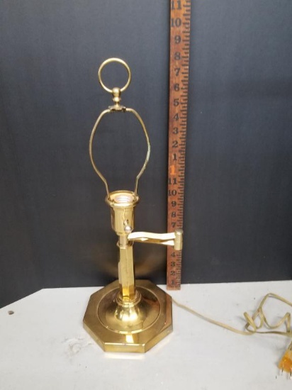 Gold Metal Adjustable Arm Desk Lamp