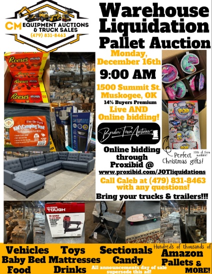 Warehouse Liquidation Pallet Auction