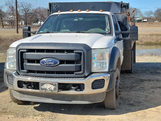2015 f550 dump truck 6 7 diesel working every day