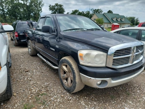 2008 Black Dodge RAM 1500