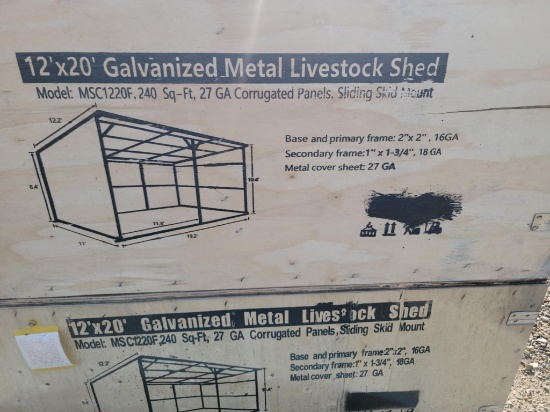 Metal Cow Shed