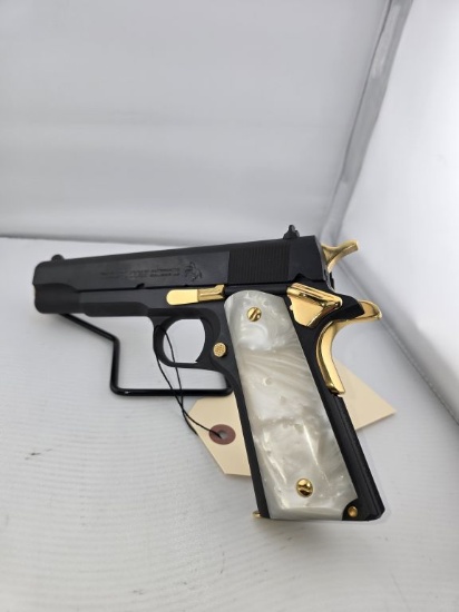Colt Gold Plated 1911 MK IV/Series 70 Custom 45 Cal