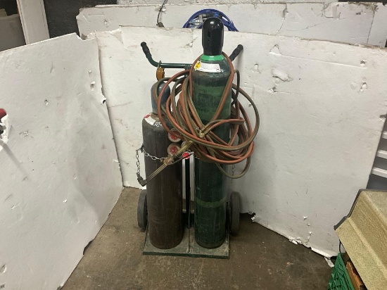 Acetyene Torch With Cart