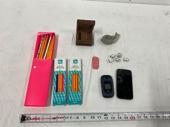 Pencils, Dice, Misc