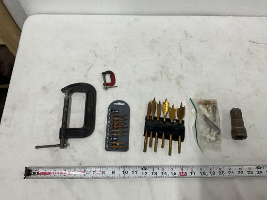 C Clamps, Bits
