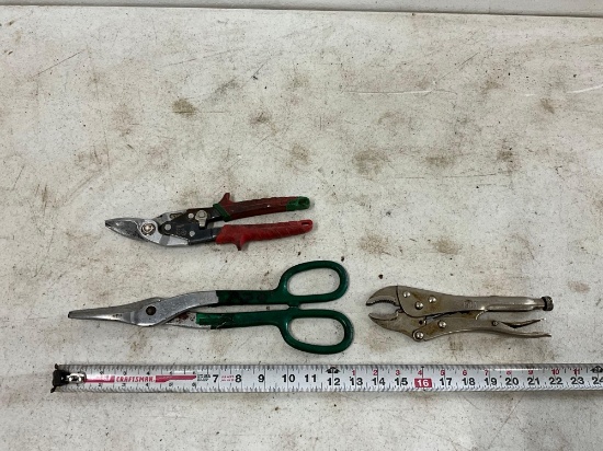 Tin Snips, Vise Grip
