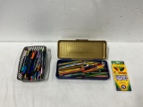 Colored Pencils, Markers