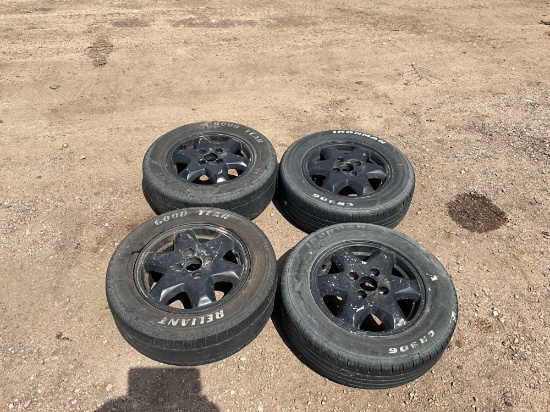15x6 Honda 4 Lug Wheels with Tires