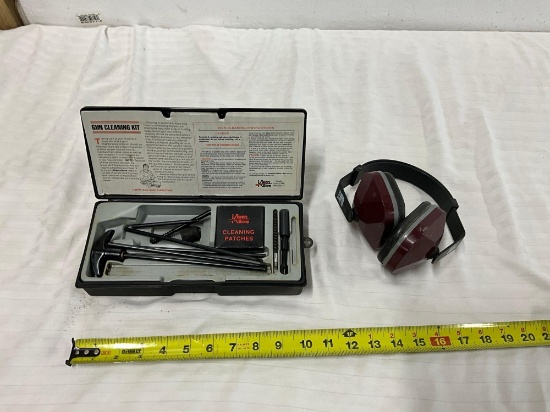 Gun Cleaning Kit, Ear Muffs