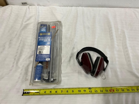 Gun Cleaning Kit, Ear Muffs