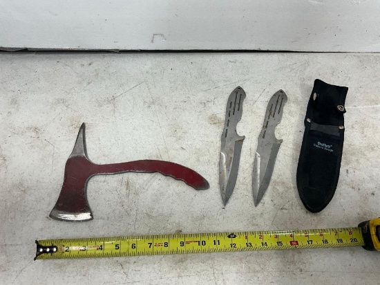 Throwing Knifes, Hatchet
