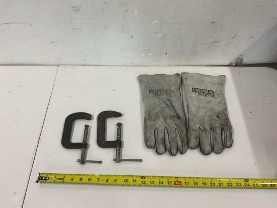 C Clamps , Welding Gloves