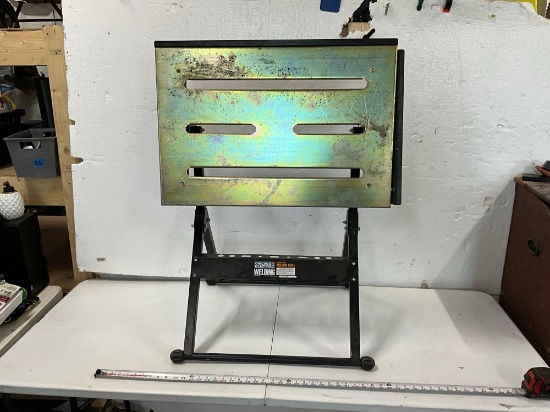 Chicago Electric Adjustable Steel Welding Table