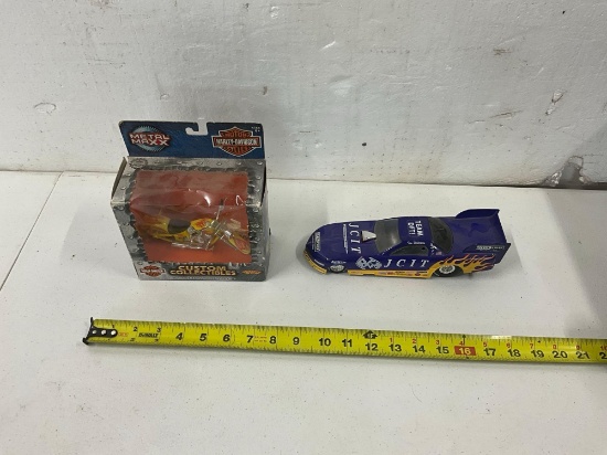 Custom Collectables Harley, Drag Car