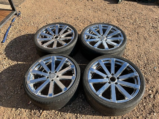 20x8.5 5 Lug Victory Wheels