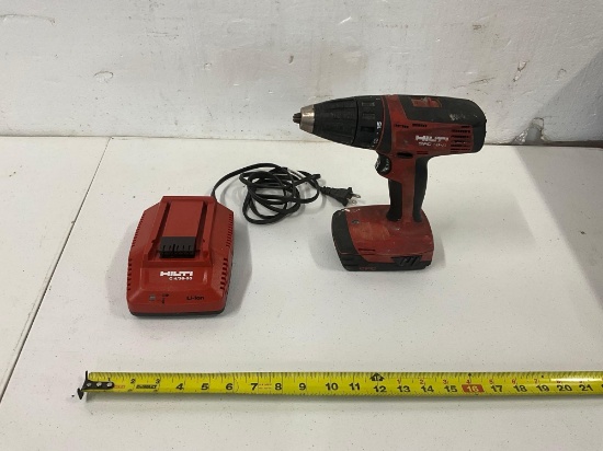 Hilti 21.6 Volt Drill, Battery, Charger