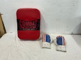Combat Sports Kick Bag, Boxing Gloves