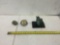 Bronze Sculpture , Clock, Rock