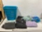 Towels, Blanket, Basket