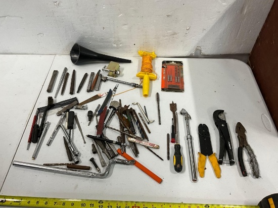 Funnel, String Line, Drill Bits , Hand Tools