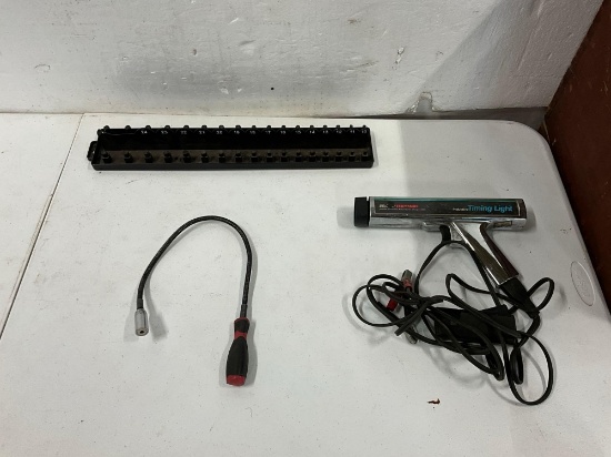 Craftsman Timing Light, Socket Tray, Magnetic Light