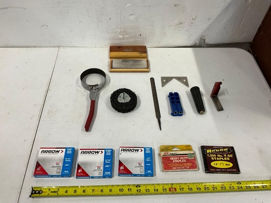 Staples, Sharpener, Tools
