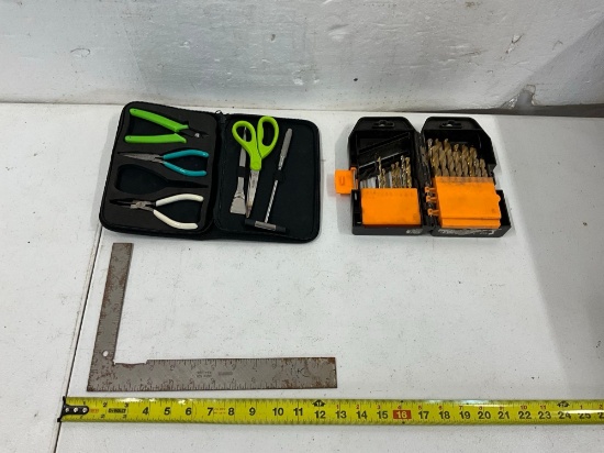 Square, Drill Bits, Tools