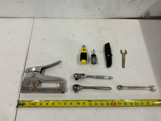 Stapler, Ratchets, Tools