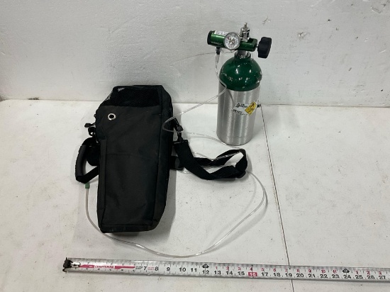 Carrying Oxygen Tank