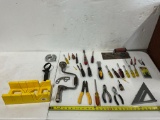 Hand Drill, Screwdrivers, Tools