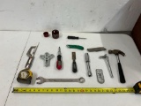 Tape Measure, Hammer, Tools