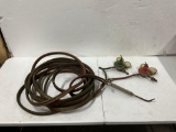 Acetylene Torch 50ft Hose with Smiths Gauges