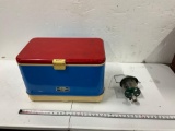 Vintage Thermos Cooler, Propane Lantern