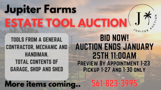Jupiter Farms Estate Tool Sale