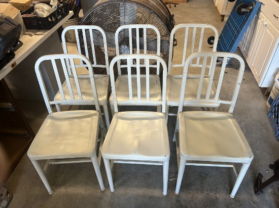 (5) Vintage Aluminum chairs
