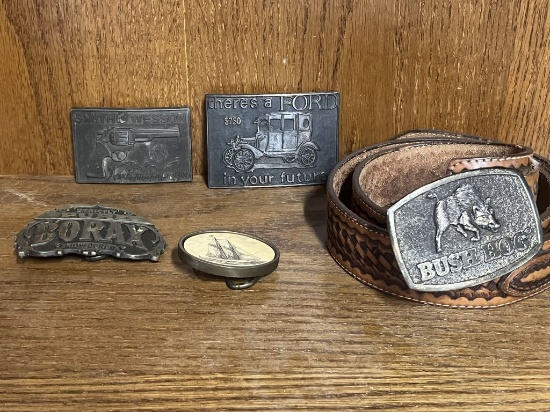 Grouping of Belt Buckles