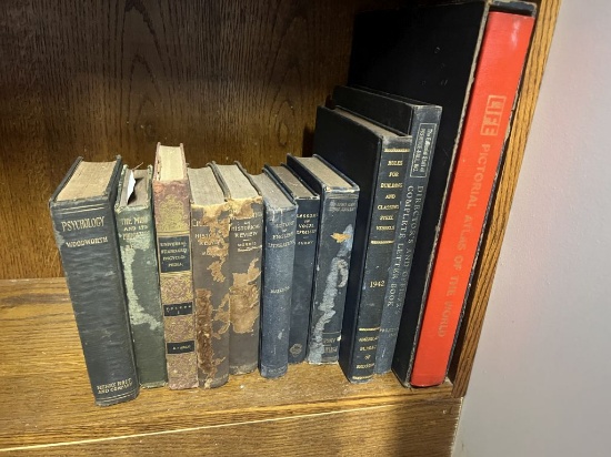 Antique leather books