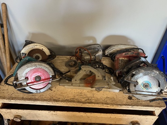 Corded saws, etc