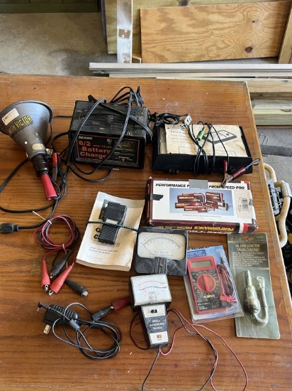 Electrical scanners, battery chargers and testers, etc.