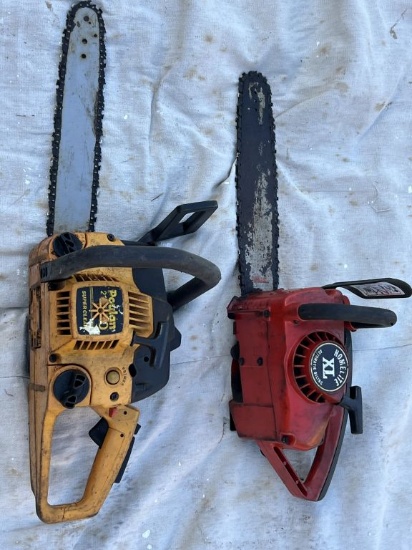(2) Chain saws