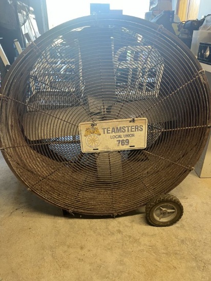 38" garage fan