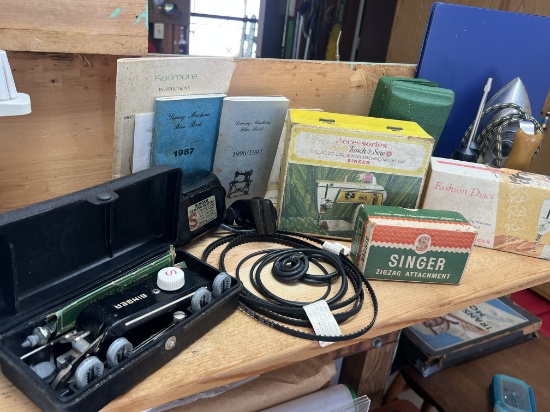 Singer Collectibles Grouping in Boxes