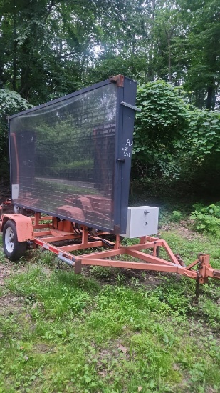 (Roosevelt NJ) 2012 Wanco WTLMB message board trailer 1