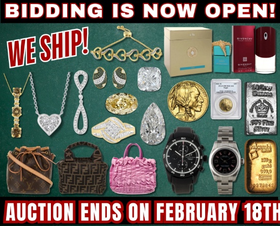 Luxury Bags & Watches, Diamonds, Jewelry, & Coins!