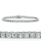 Round 4.80 White Sapphire Tennis Bracelet