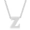 Minimalist Initial Small Letter Z Necklace