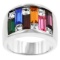 Dazzling 4.35ct Multi Gemstone Cocktail Ring