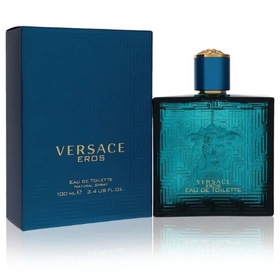 Versace Eros Men's 3.4 Oz Eau De Toilette Spray