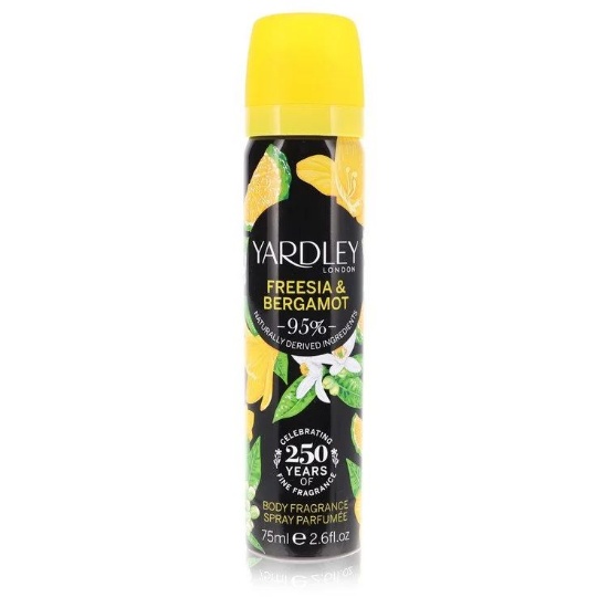 Yardley London Freesia & Bergamot 2.6 Oz Spray